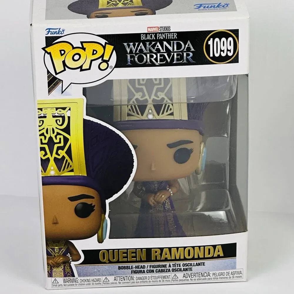 Funko Pop Lot of 4 Black Panther Wakanda Forever Queen Ramonda Nakia M’Baku NIB